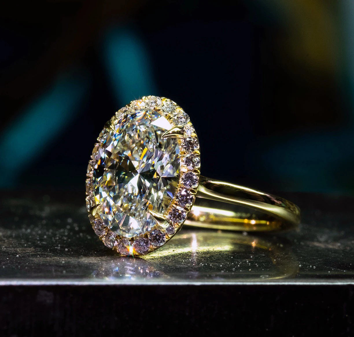 Oval Diamond Ring Oval Diamond Ring