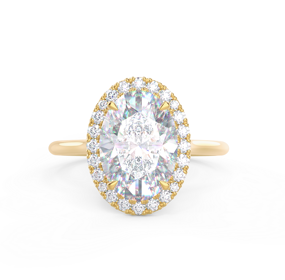 Oval Diamond Ring