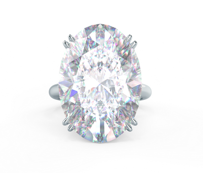 Oval + Double Prongs