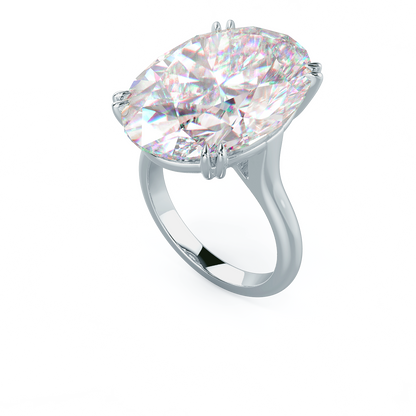 Oval + Double Prongs