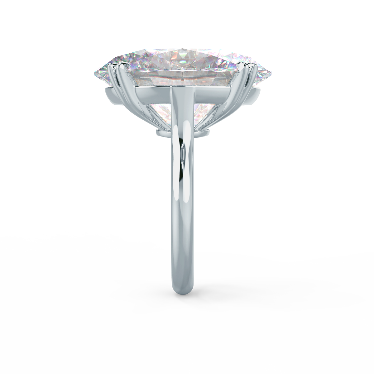 Oval + Double Prongs