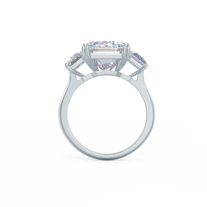 Emerald Cut + Double Prong