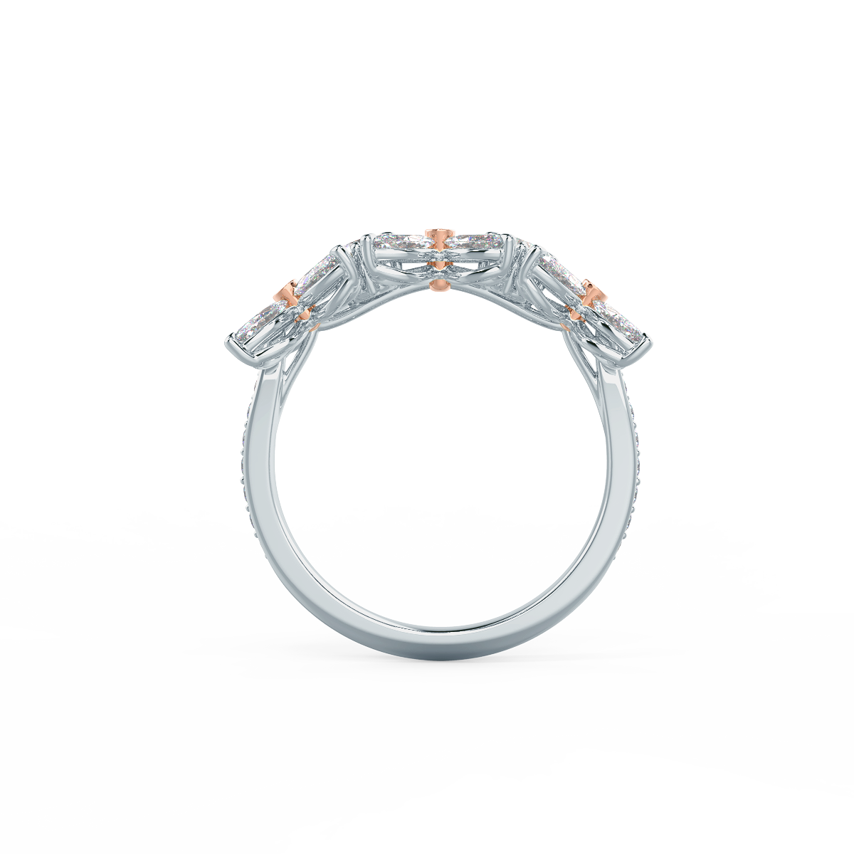 Floral + Pink Diamonds