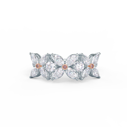 Floral + Pink Diamonds