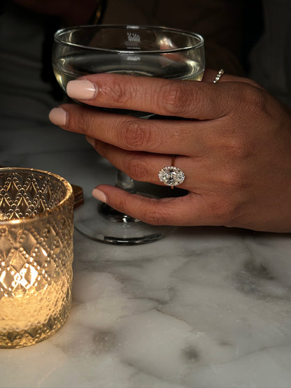 Oval Diamond Ring