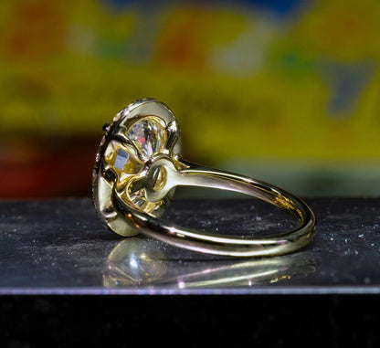 Oval Diamond Ring