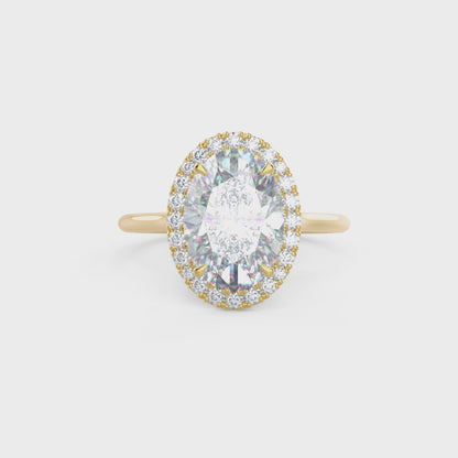 Oval Diamond Ring